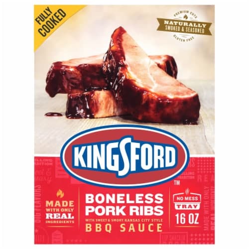 Kingsford Boneless Pork Steak Cuts With Kansas City Style Bbq Sa