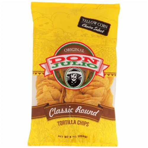 Don Julio Yellow Corn Classic Round Tortilla Chips