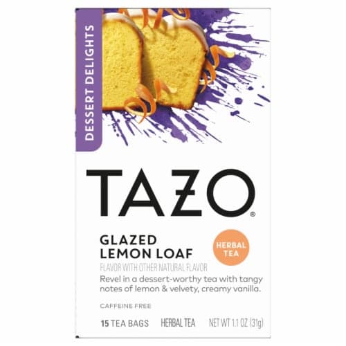 Tazo Herbal Tea Glazed Lemon Loaf