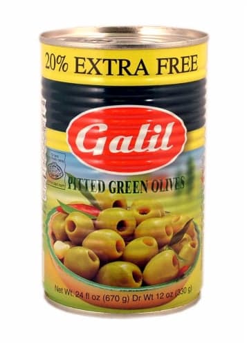 Galil Pitted Green Olives
