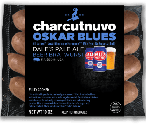 Dale'S Pale Ale Charcutnuvo Oskar Blues Beer Bratwurst