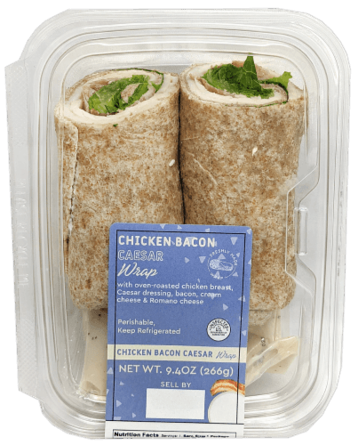 Crazy Fresh Chicken Bacon Caesar Wrap