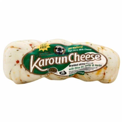 Karoun Braided String Cheese With Olive Oil Garlic & Herbs