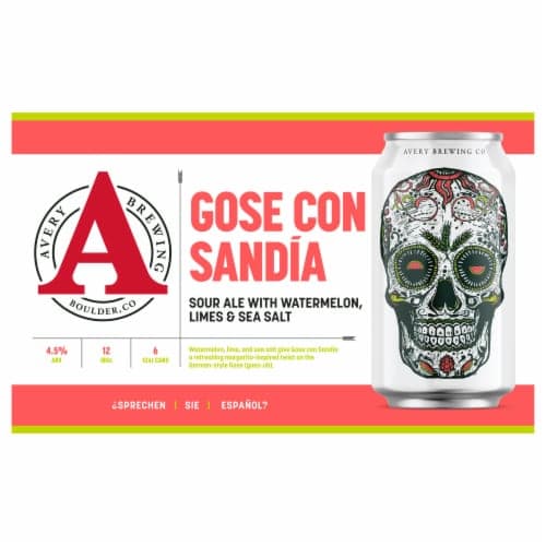 Avery Brewing Beer, Gose Con Sandia
