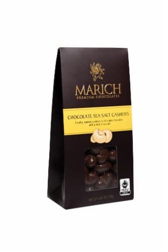 Marich Premium Chocolates Dark Chocolate Sea Salt Cashews