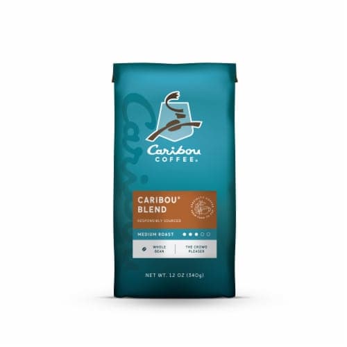 Caribou Coffee Caribou Blend Medium Roast Whole Bean Coffee Bag