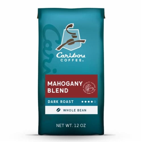 Caribou Coffee Mahogany Dark Roast Whole Bean Coffee Bag