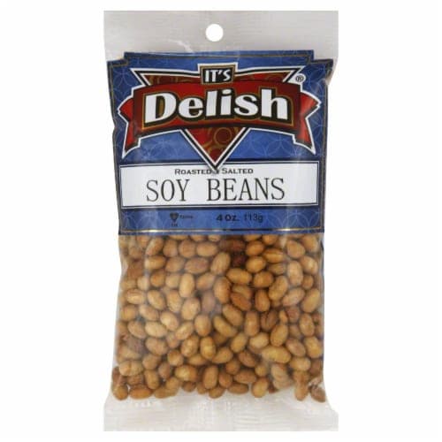 Its Delish Specialty Food Roasted Salted Soy Beans
