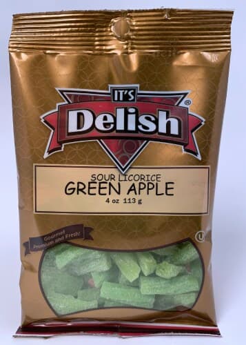 It'S Delish Sour Green Apple Licorice