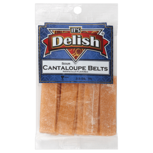 It'S Delish Sour Cantaloupe Belts Candy Bag
