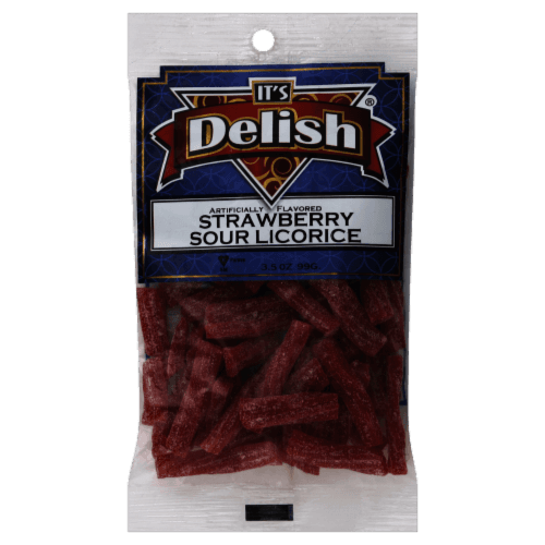 It'S Delish Sour Strawberry Licorice