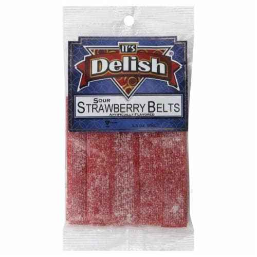 It'S Delish Sour Strawberry Belts