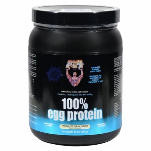 Healthy N Fit Vanilla Ice Cram Flavor 100% Egg Protein Powder