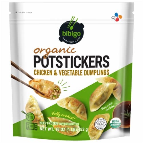 Bibigo Pot Stickers Organic Chicken & Vegetable Dumplings