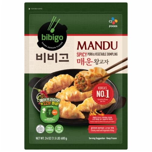 Bibigo Mandu Extra Large Size Spicy Pork & Vegetable Dumpling