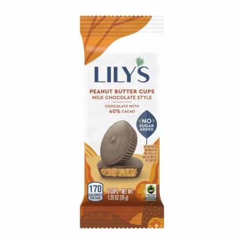 Lilys Sweets Cups Milk Chocolate Peanut Butter