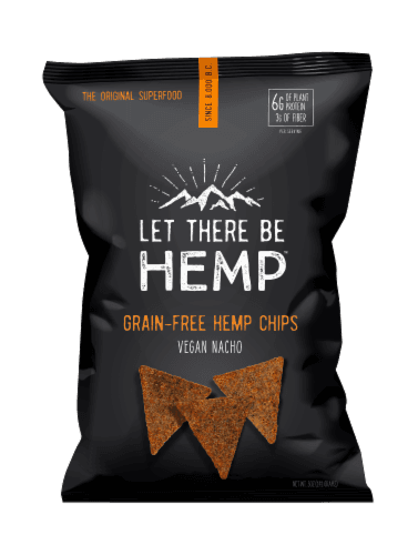 Let There Be Hemp Vegan Nacho Grain-Free Hemp Chips
