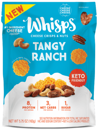 Whisps Tangy Ranch Cheddar Cheese Crisps And Nuts