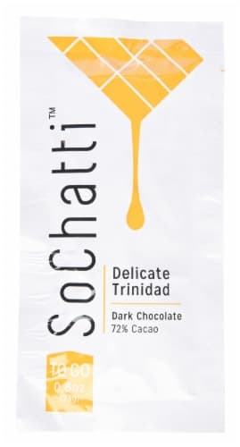 Sochatti Delicate Trinidad 72% Cacao Dark Chocolate To Go Pouch