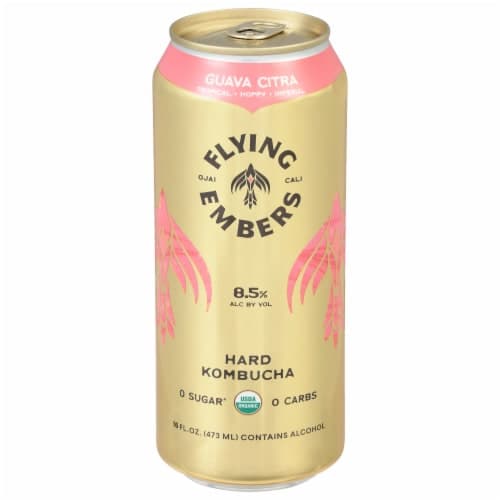 Flying Embers Guava Citra Hard Kombucha Single