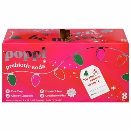 Poppi Limited Edition Holiday Variety Pack Soda