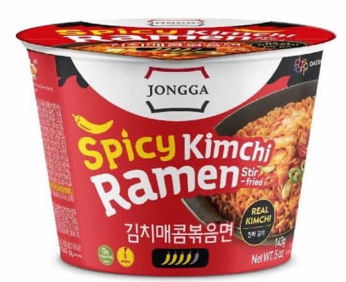 Jongga Spicy Kimchi Stir-Fried Ramen