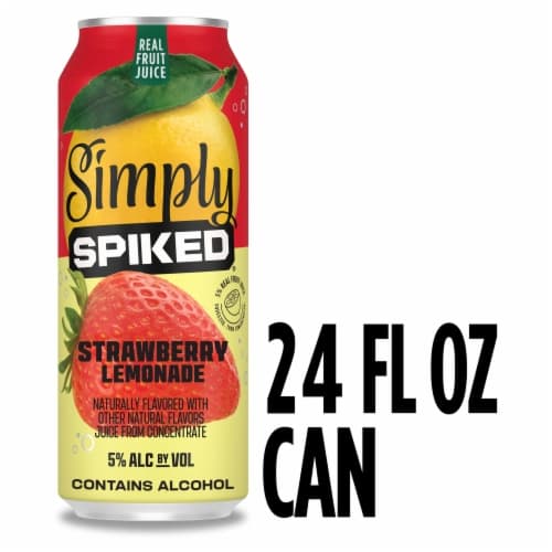 Simply Spiked Strawberry Beer 5% Abv Can