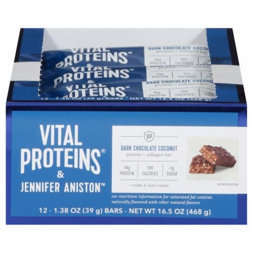 Vital Proteins Dark Chocolate Coconut Collagen Protein Bars