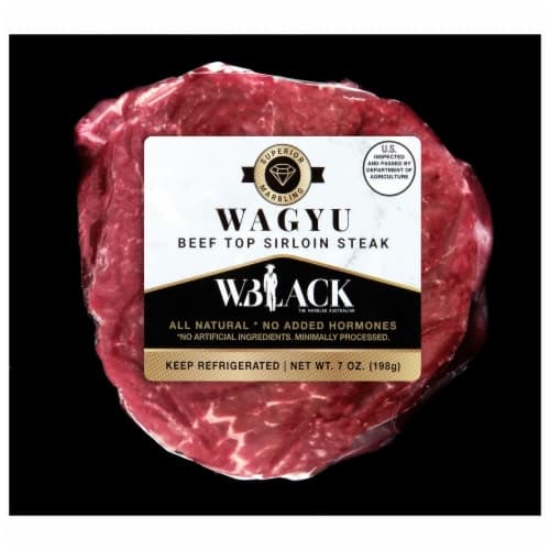 W. Black Wagyu Beef Top Sirloin Steak