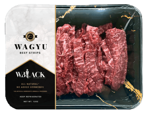 W. Black All Natural Wagyu Beef Strips