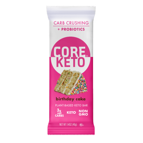 Core Keto Birthday Cake Plant Based Bar