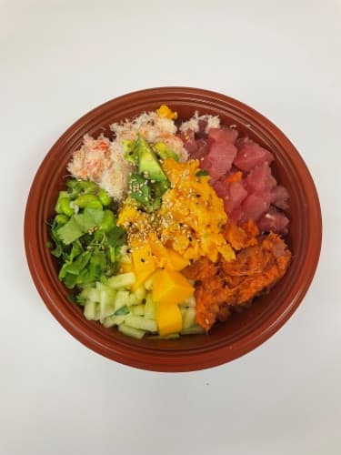 Wabisan Asian Foods Poke Mango Combo