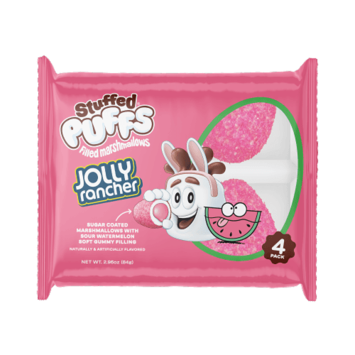 Jolly Rancher Sour Watermelon Stuffed Puffs
