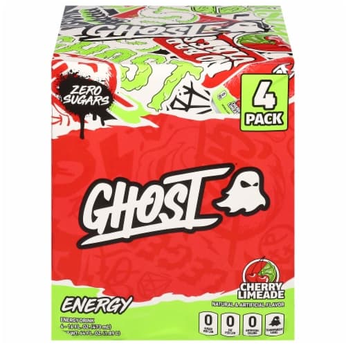 Ghost Zero Sugar Cherry Limeade Energy Drink Multipack