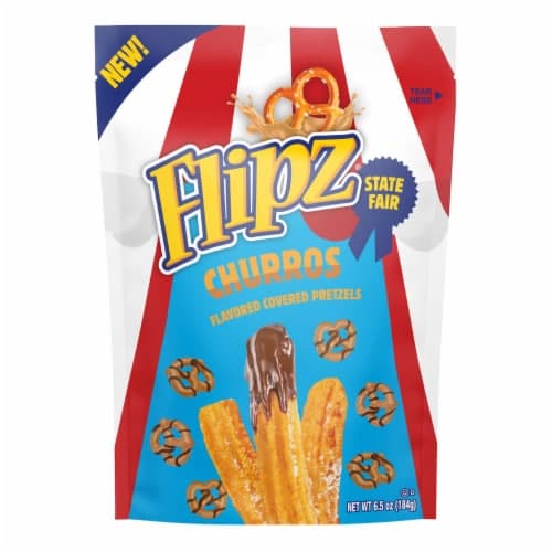 Flipz State Fair Churro Flavored Colored Pretzels