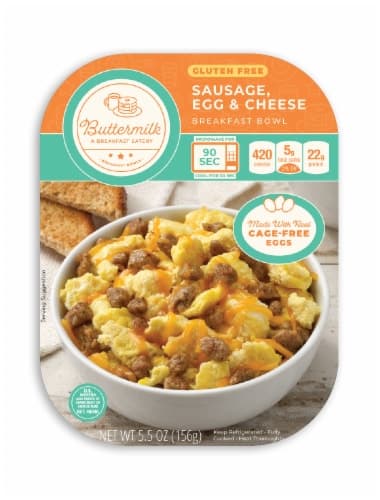 Buttermilk Sausage Egg & Cheese Gluten Free Breakfast Bowl