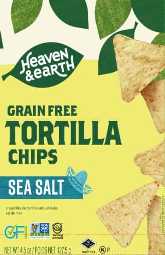 Heaven & Earth Grain Free Sea Salt Tortilla Chips