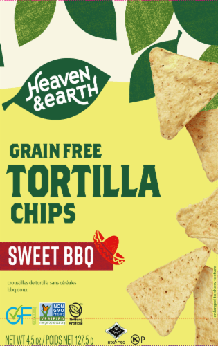 Heaven & Earth Sweet Bbq Grain Free Tortilla Chips