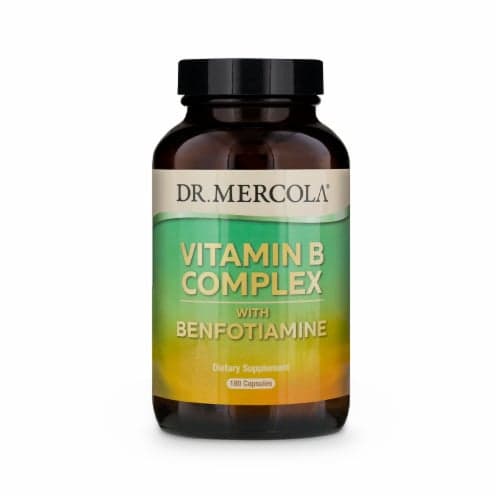 Mercola Vitamin B Complex Supplement Capsules