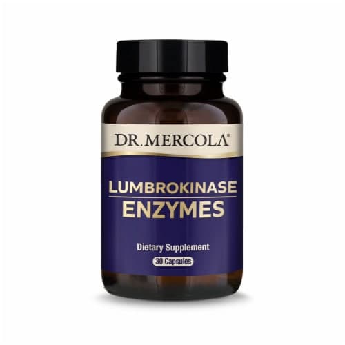 Mercola Lumbrokinase Enzymes Supplement Capsules