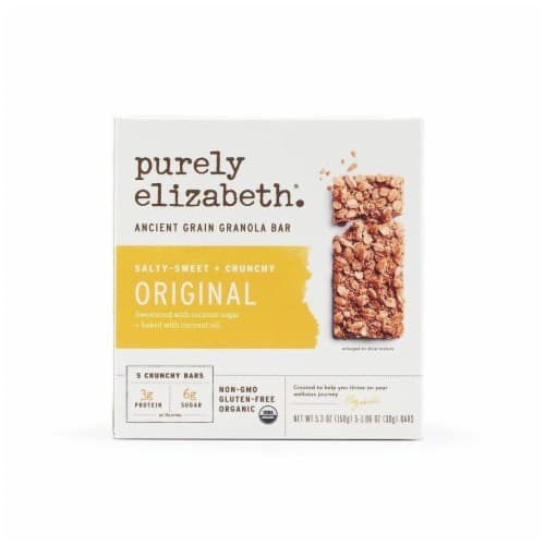 Purely Elizabeth Organic Gluten Free Original Ancient Grain Granola Bars