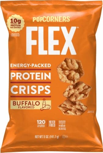 Popcorners Flex Buffalo Energy-Packed Protein Crisps