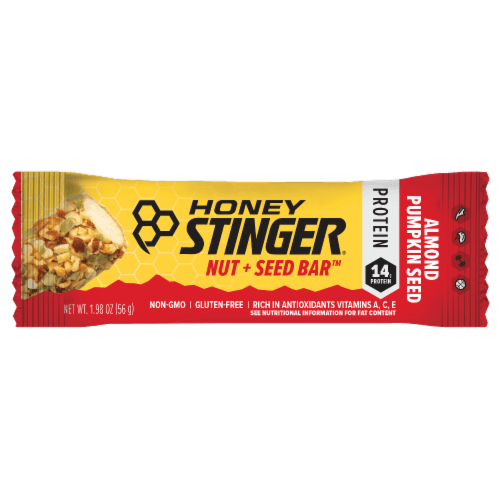 Honey Stinger Nut + Seed Bar Almond Pumpkin Seed Protein Bar