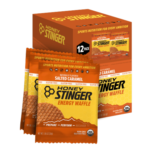 Honey Stinger Gluten Free Salted Caramel Waffles