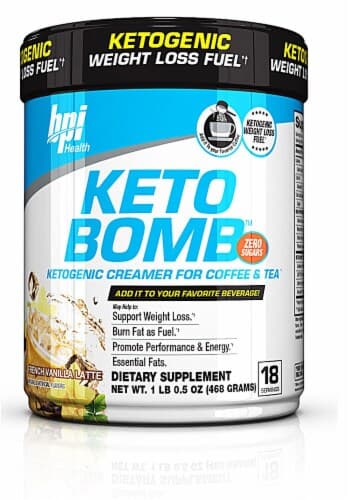Bpi Health Keto Bomb French Vanilla Latte Ketogenic Creamer For Coffee & Tea