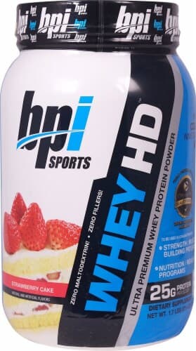 Bpi  Sports Whey Hd   Strawberry Cake