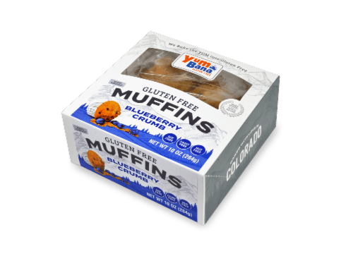 Yumbana Gluten Free Blueberry Crumb Muffins