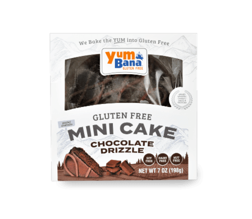 Yumbana Gluten Free Mini Cake Chocolate Drizzle