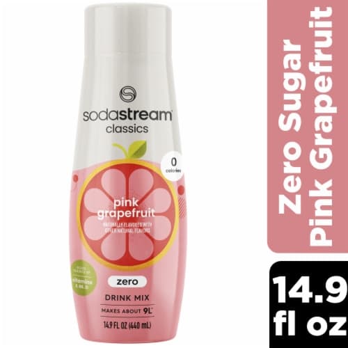 Sodastream Pink Grapefruit Zero Sparkling Water Drink Mix