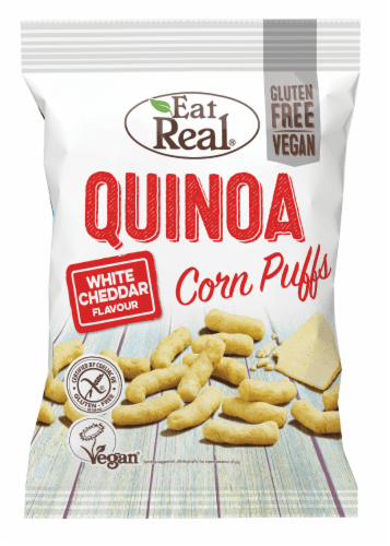 Eat Real White Cheddar Flavor Quinoa Corn Puffs